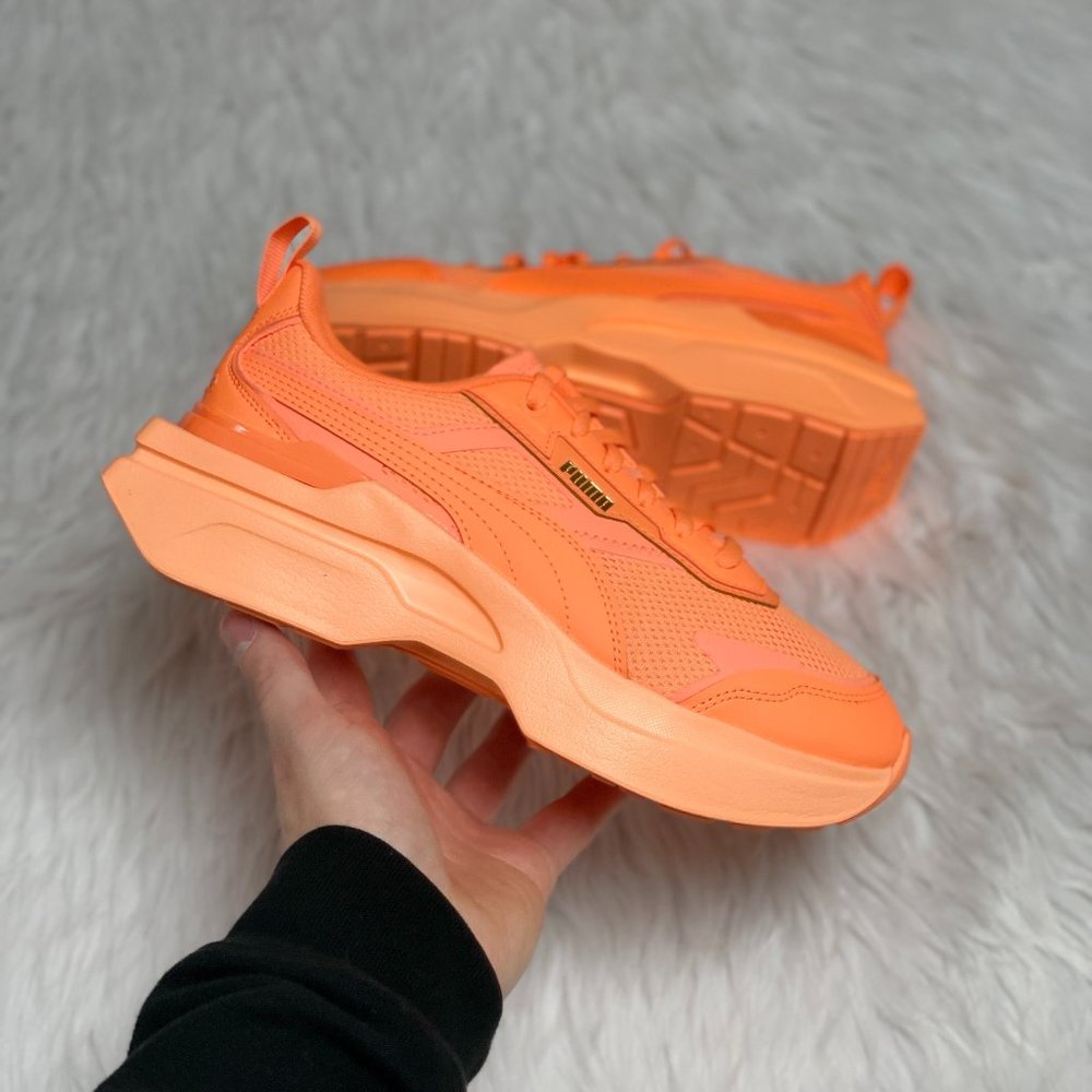 Puma Women's Sneakers in Vibrant Orange